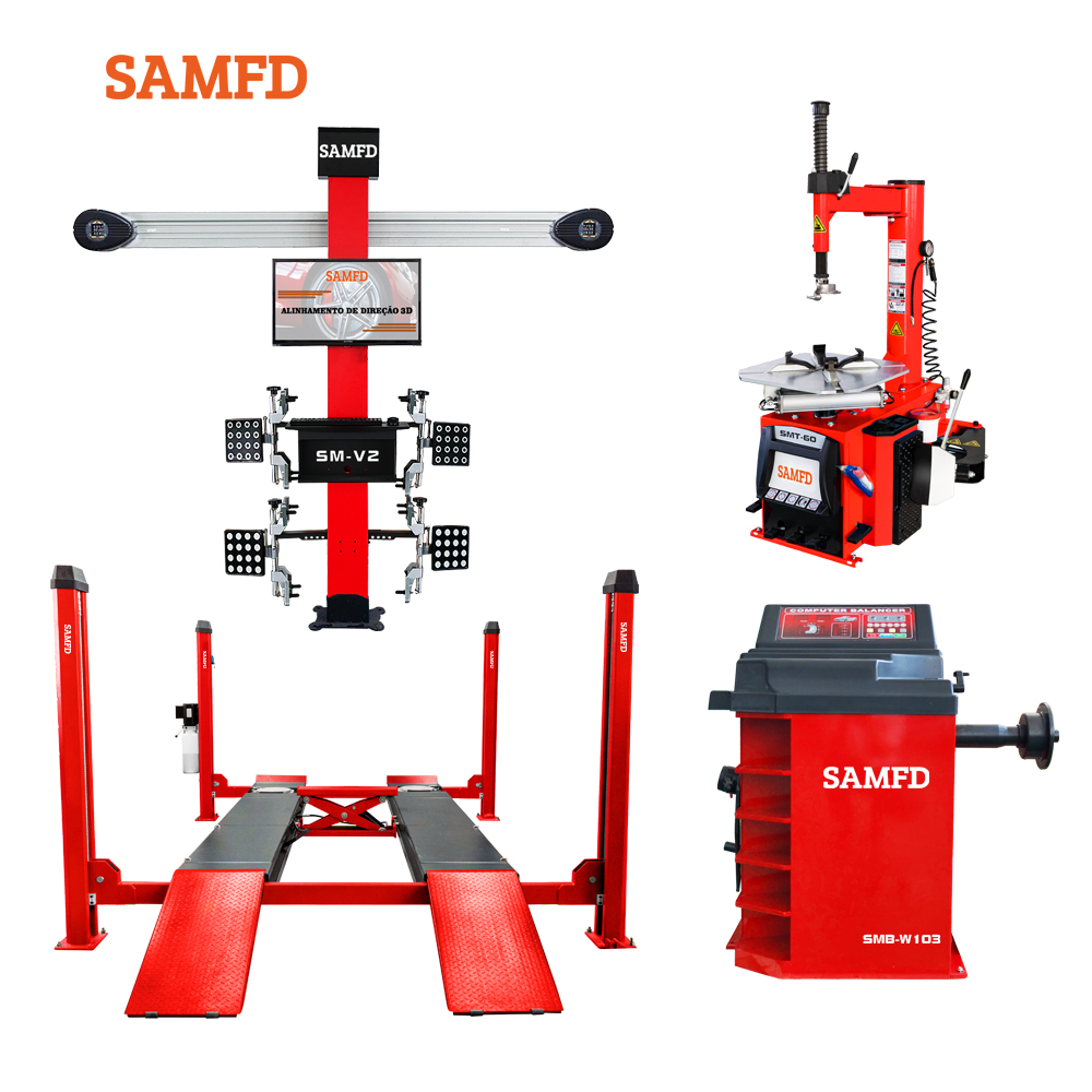 Wheel Alignment Machine - Mesin Perata Ban 3D, Mesin Pengangkat
