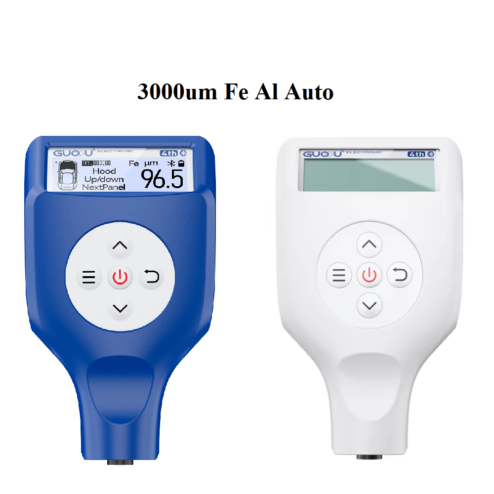 Paint Thickness Gauge - ﻿ 0-3000μm 0,1μm Fe NFe Probe