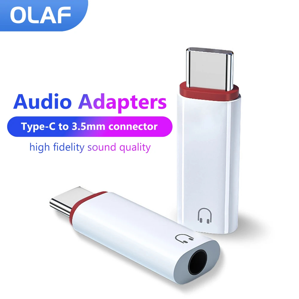 Transmission Jack Adapter - Olaf konverter AUX Audio, adaptor Earphone