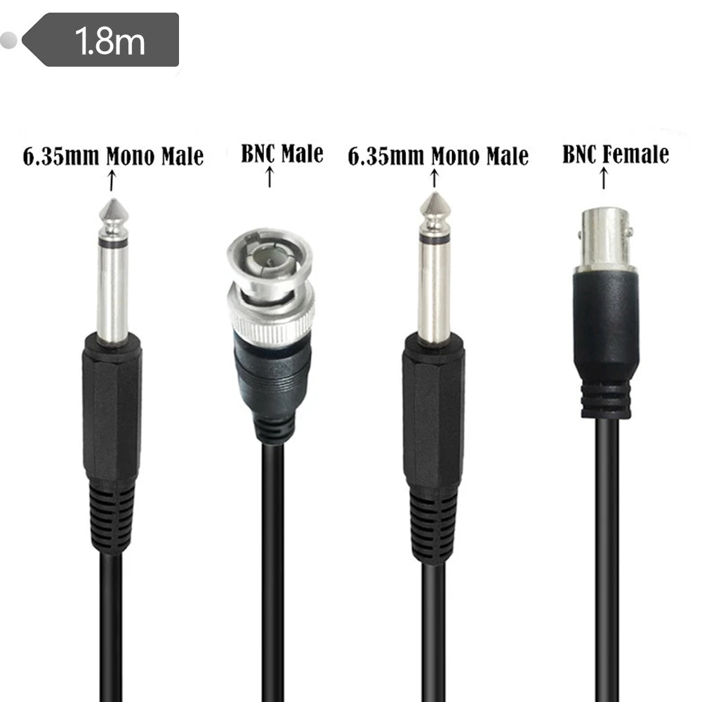 Transmission Jack Adapter - Kabel Audio Adaptor Bidirectional 1.8M BNC