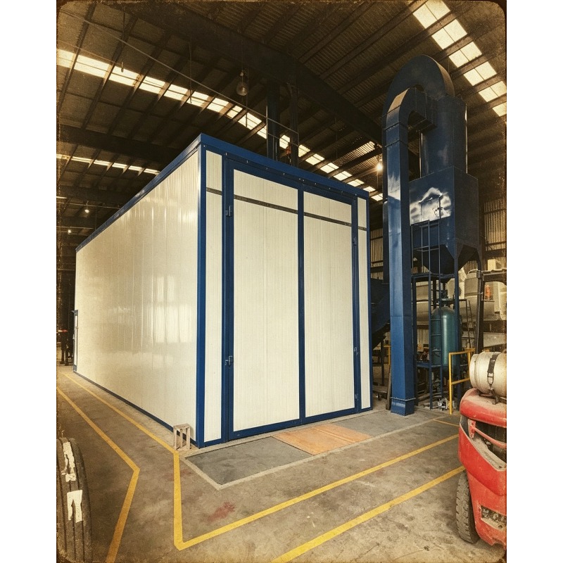 Sandblaster Cabinet - Ruang/Kabinet/Kamar Sand Shot Blasting dan Pemasangan