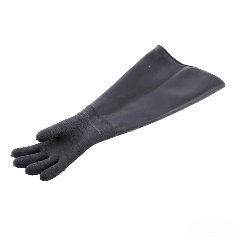 Sandblaster Cabinet - Sarung Tangan Sandblasting Karet AT59 Hitam