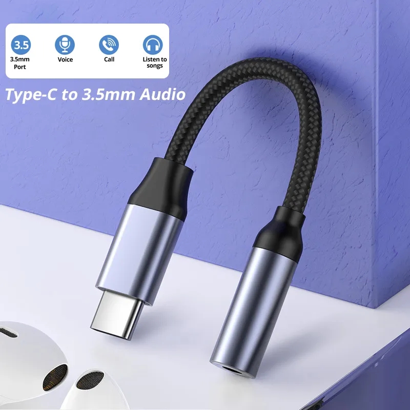 Transmission Jack Adapter - USB Tipe C ke 3.5mm adaptor