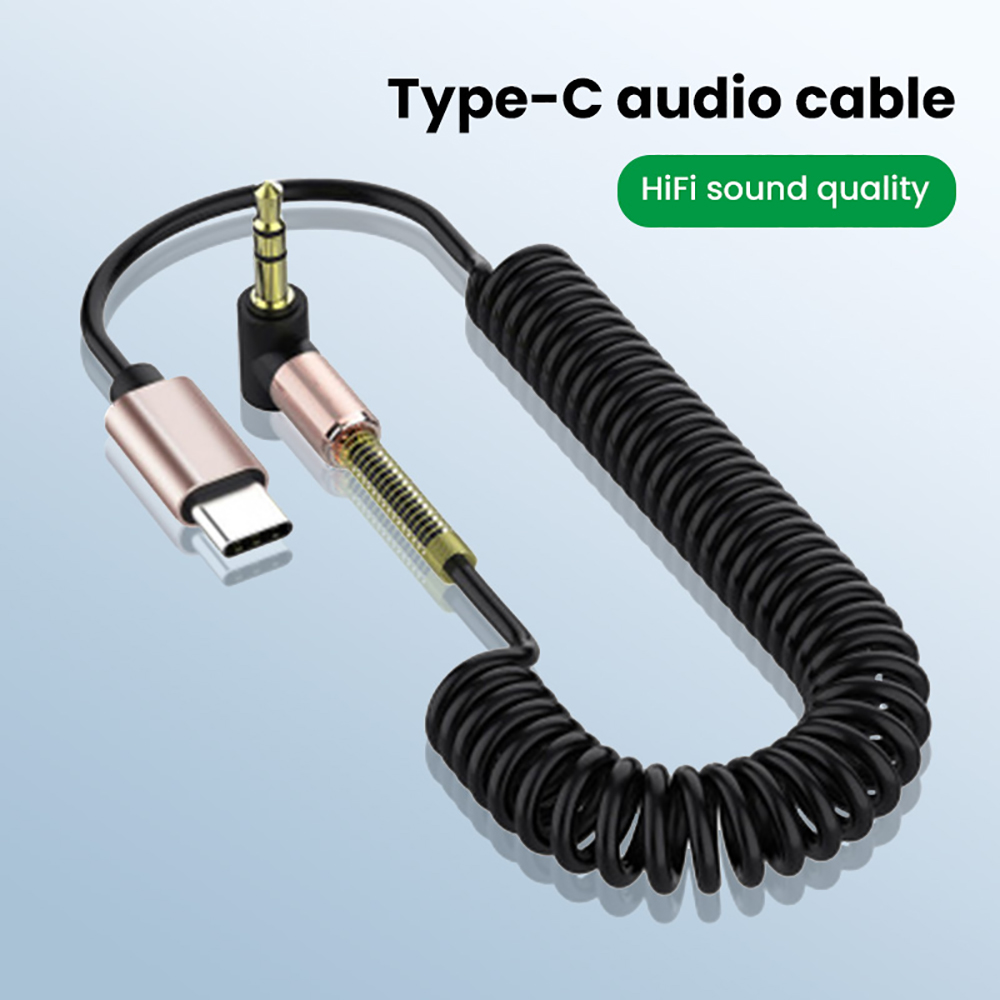 Transmission Jack Adapter - Kabel Konversi AUX TypeC Adaptor Audio