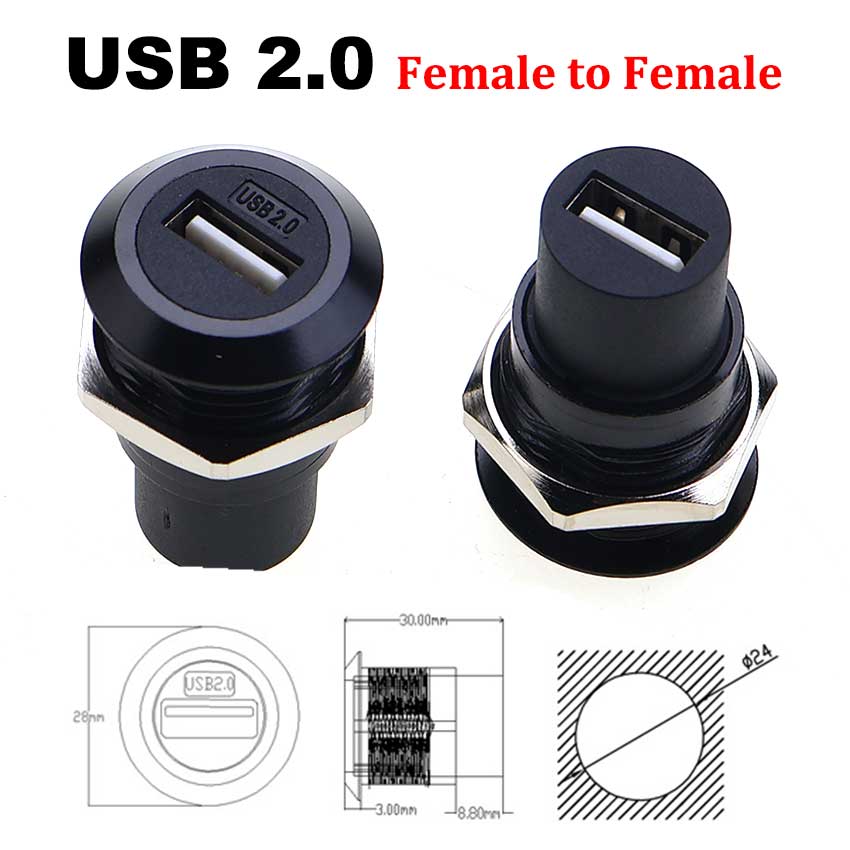 RJ45 USB 2.0 3.0 HDMI-2.0 Tipe - Transmission Jack Adapter ulasan dan harga