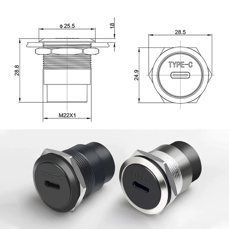 Adaptor Modul Melingkar TYPE-C - Transmission Jack Adapter ulasan dan harga