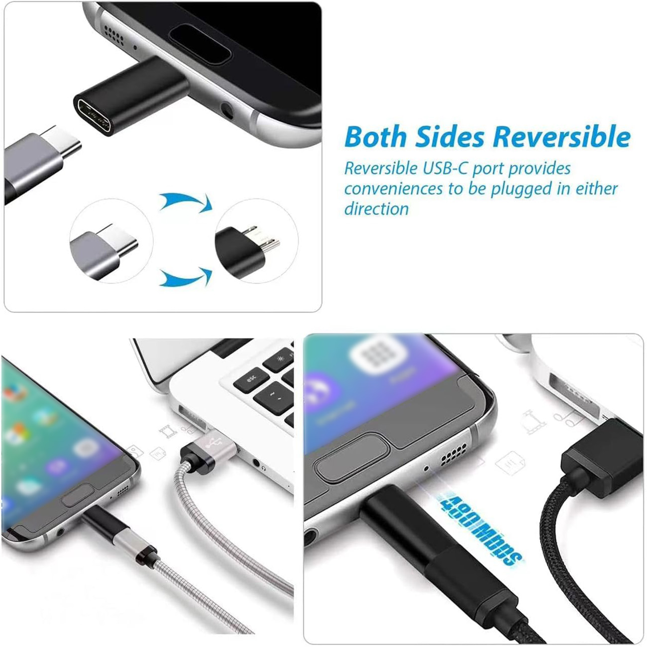 Adaptor USB Tipe C Female ke M - Transmission Jack Adapter ulasan dan harga