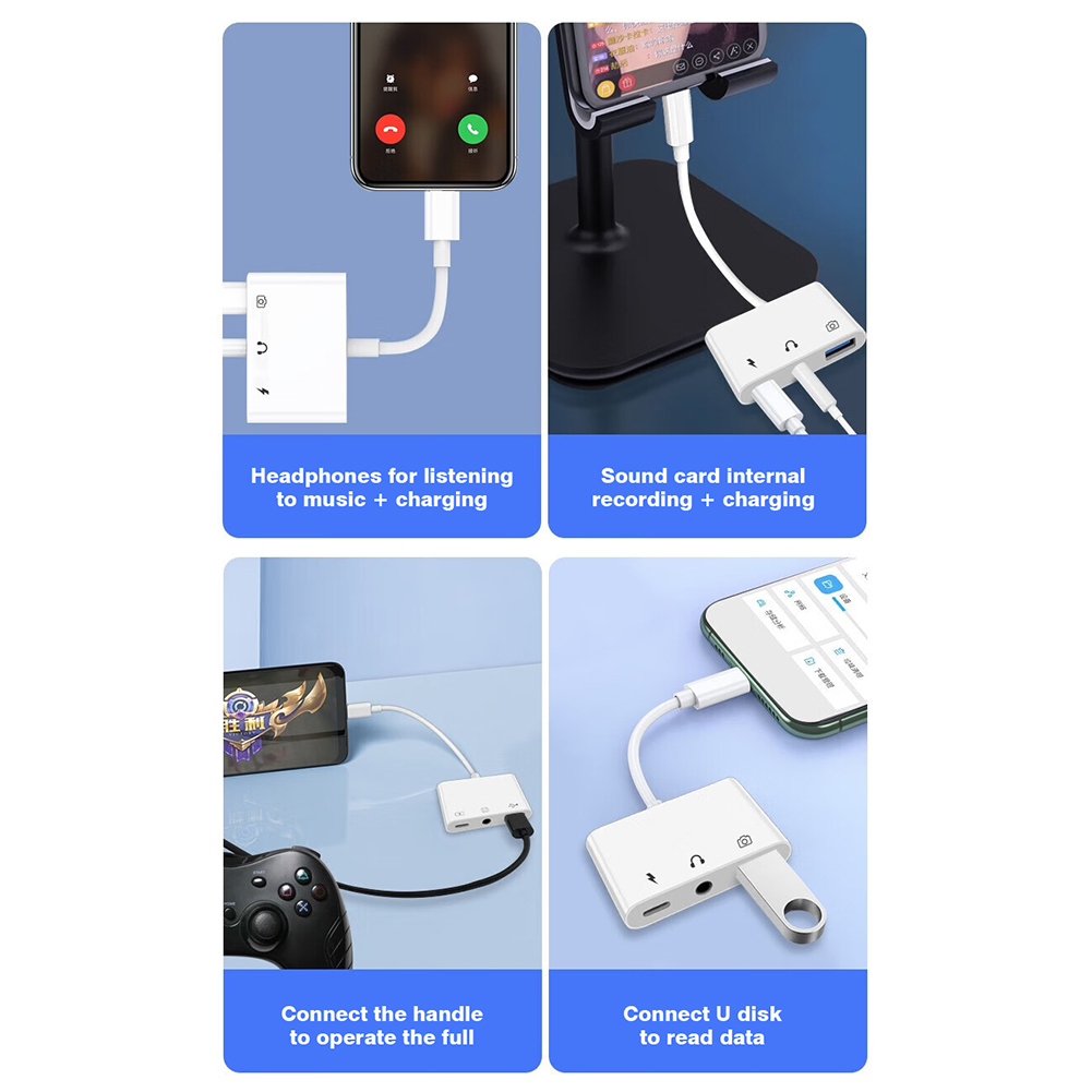 3 in 1 Lightning ke USB 3.0 Pe - Transmission Jack Adapter ulasan dan harga
